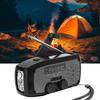 Emergency Solar Radio Design Portable Hand with LED Flashlight Compact Crank Solar Powered Rechargeable