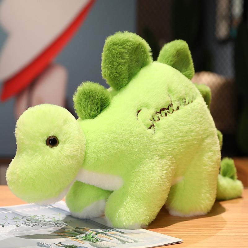 Cute Simulation Dinosaur Plush Toy Animal Dinosaur Toys Dinosaur Pillow Overlord Triangle Dragon Doll Children Boy Girl Gifts