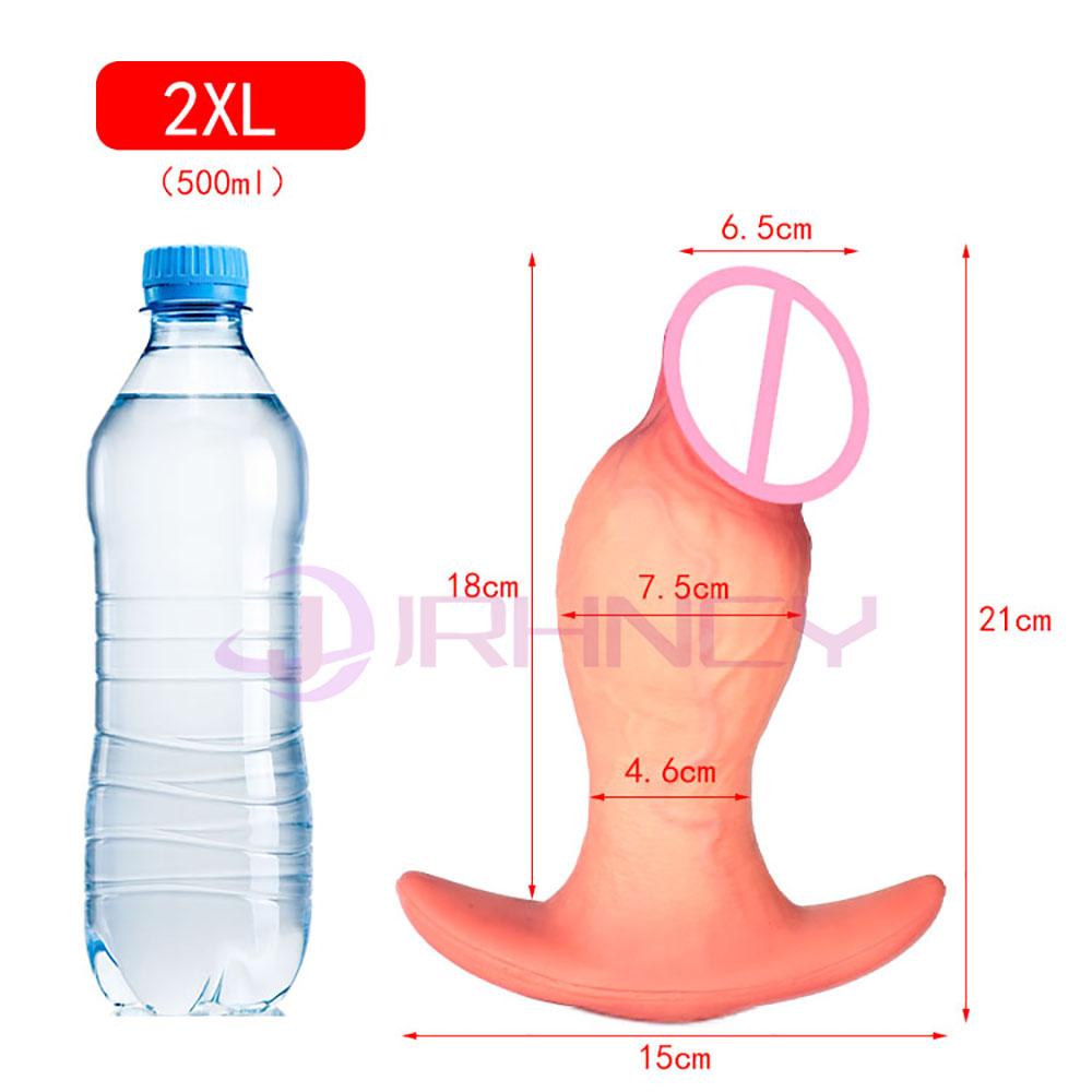 3-9.5cm Huge Anal Plug Dildos Wear Butt Plug Men Anal Sex Toys Prostate Massage Realistic Anal Dildos For Women Masturbation