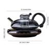 Heat Resistant Clear Glass Teapot with Infuser for Loose Leaf Tea Elegant Home & Office Teaware Affordable Luxury Health Pot