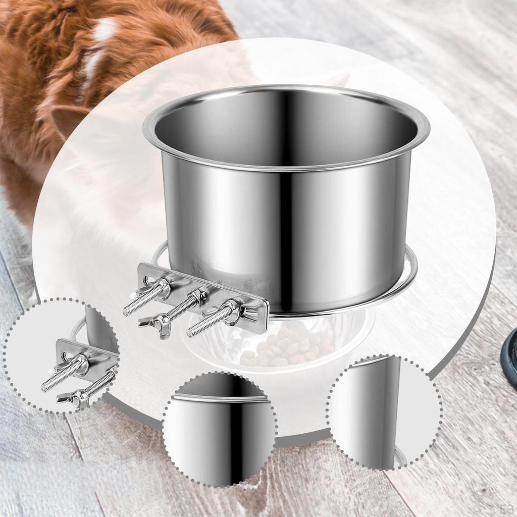 , Stainless Steel Food And Water Bowl for Cats