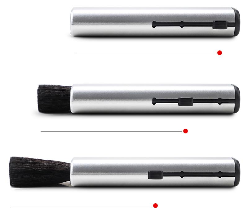 LMRGZ1 1Pcs PPS Car Retractable Cleaning Brush Artificial Wool Small Brush For Alfa Romeo 156 159 147 4C 8C 166 Giulia Giulietta Mito