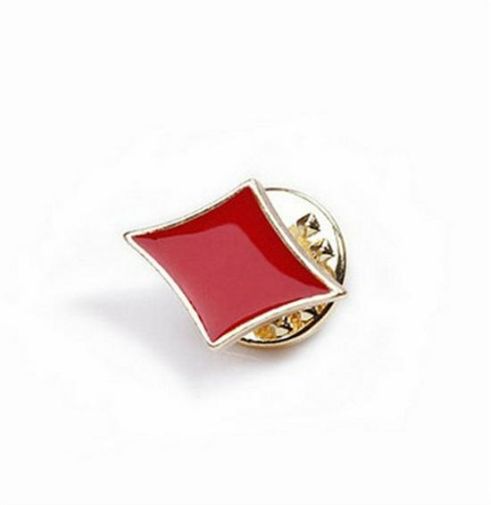 Japonská Harajuku Pokerová Kovová Sada Broží: Osmidílný sada odznaků na límec a klopu