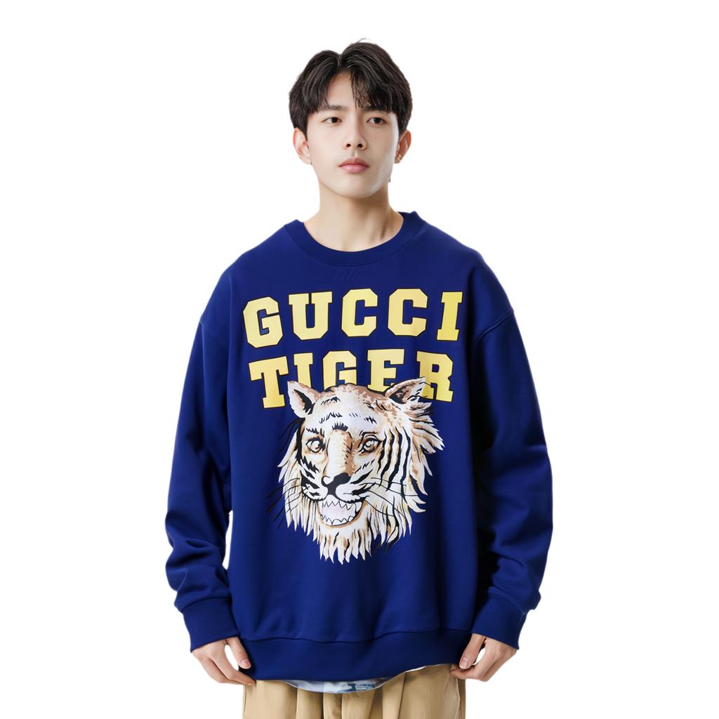 GUCCI SS22 Sweatshirt Men's Blue 623245-XJD3T-4622