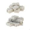 2x 1:35 Resin Simulation Crates With Bag Miniature Scenario Layout Box