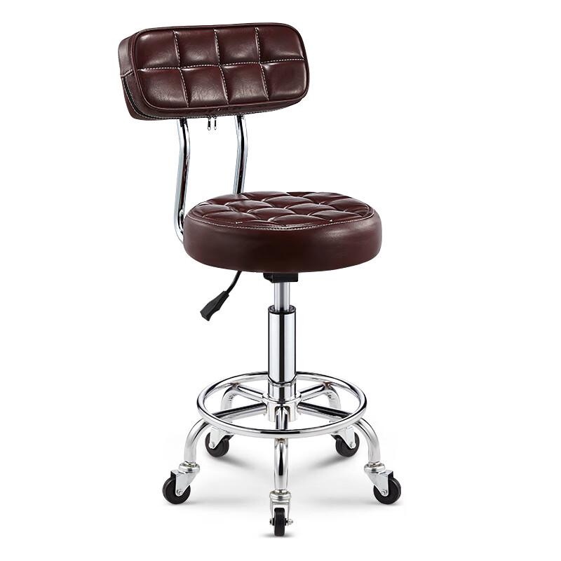 Nu Feng Hydraulic Swivel Salon Stool with Backrest