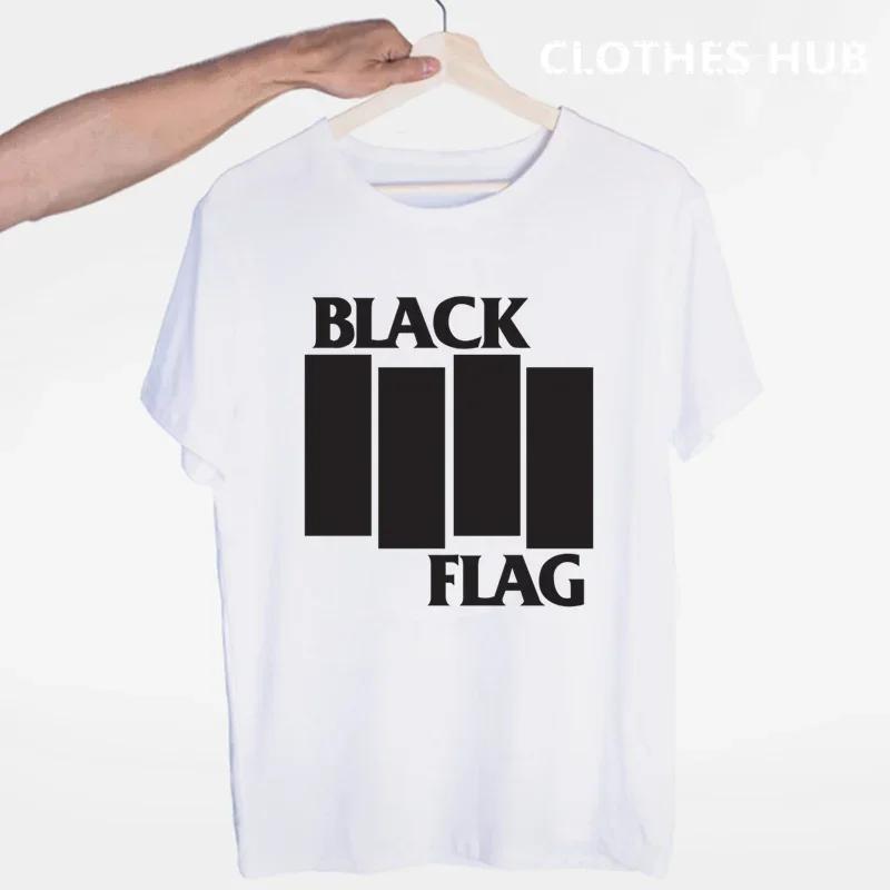 Black Flag Punk Rock Band Henry Rollins large bars T-shirt O-Neck Short Sleeves Summer Casual Fashion Unisex Men And Women Tshir