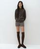 MUSINSA STANDARD WOMAN [Victoria Wool] Women'S Minimal Ribbed Knit Shorts [Taupe]