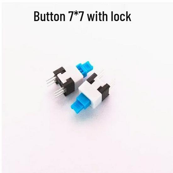 Six-pin Button Switch Keypad, Non-locking, Side-mounted, Sizes: 5.8x5.8, 7x7, 8x8, 8.5x8.5 MM