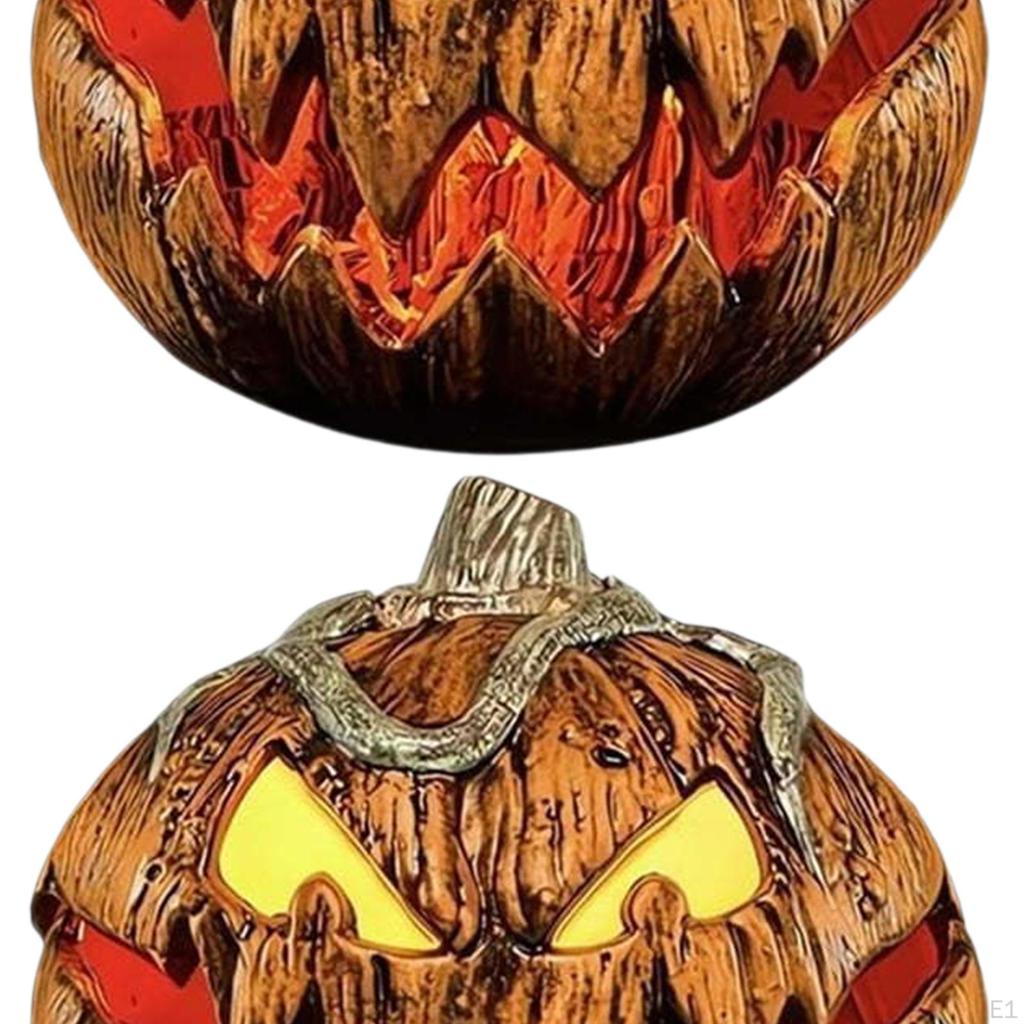 Halloween Pumpkin Decoration Yard Decor Lighted Funny Statue Handmade Scene Layout