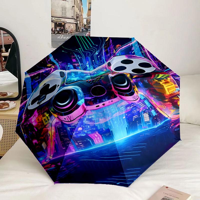 Electric Gaming Control Umbrella 8-Frame for Travel, Camping, Casual Lightweight Portable Umbrella, Essential for Every Family Holidays Gift