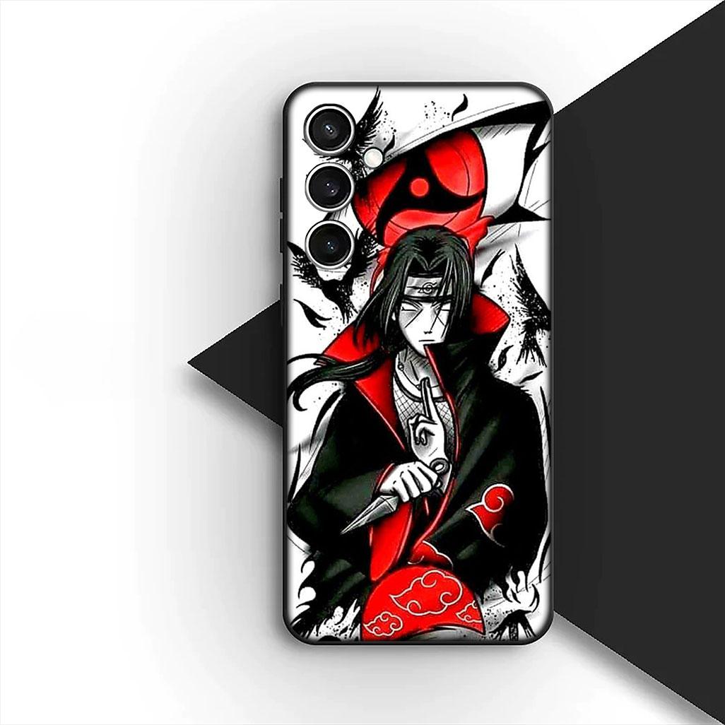 

for Samsung Galaxy A35 A36 A55 A26 A05 A06 A14 A50 A51 A53 A54 A12 A13 A23 Phone Case Akatsuki Sasori Uchiha Narutos Itachi Galaxy A35 5G