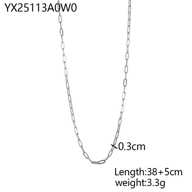 CARLIDANA Fashion Stainless Steel Gold Plated Paper Clip Bracelets Women Men Cuban Link Mesh Chain Bracelet Simple Jewelry