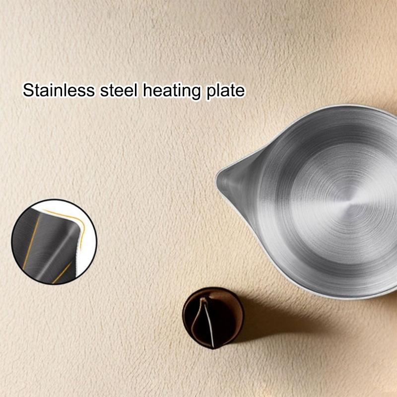 Large Capacity Electric Coffee Maker Pot Stainless Steels Turkish Styles Kettle Folding Handle And Safety Protective