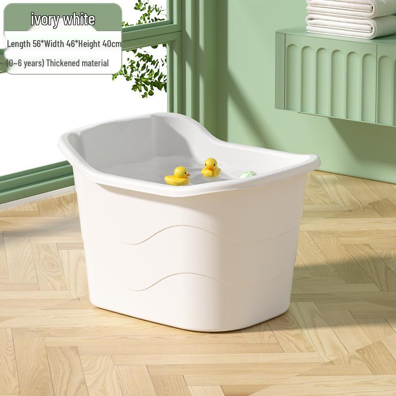 Large Infant & Child Soaking Bathtub - Full Body Bath Tub for Home