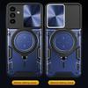 Coque - BOOLING - Samsung Galaxy A16 - 2 Verres Trempés - Clapet Coulissant - Anneau Support