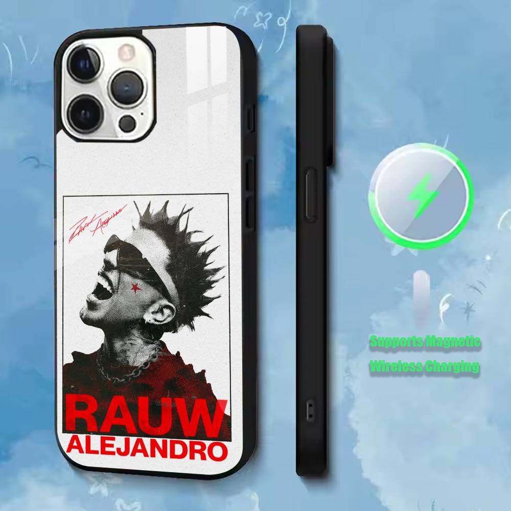 Singer R-Rauw A-Alejandro  Phone Case For iPhone17,16,15,14,13,12,11 Plus,Pro Supports Magnetic Wireless Charging iPhone15