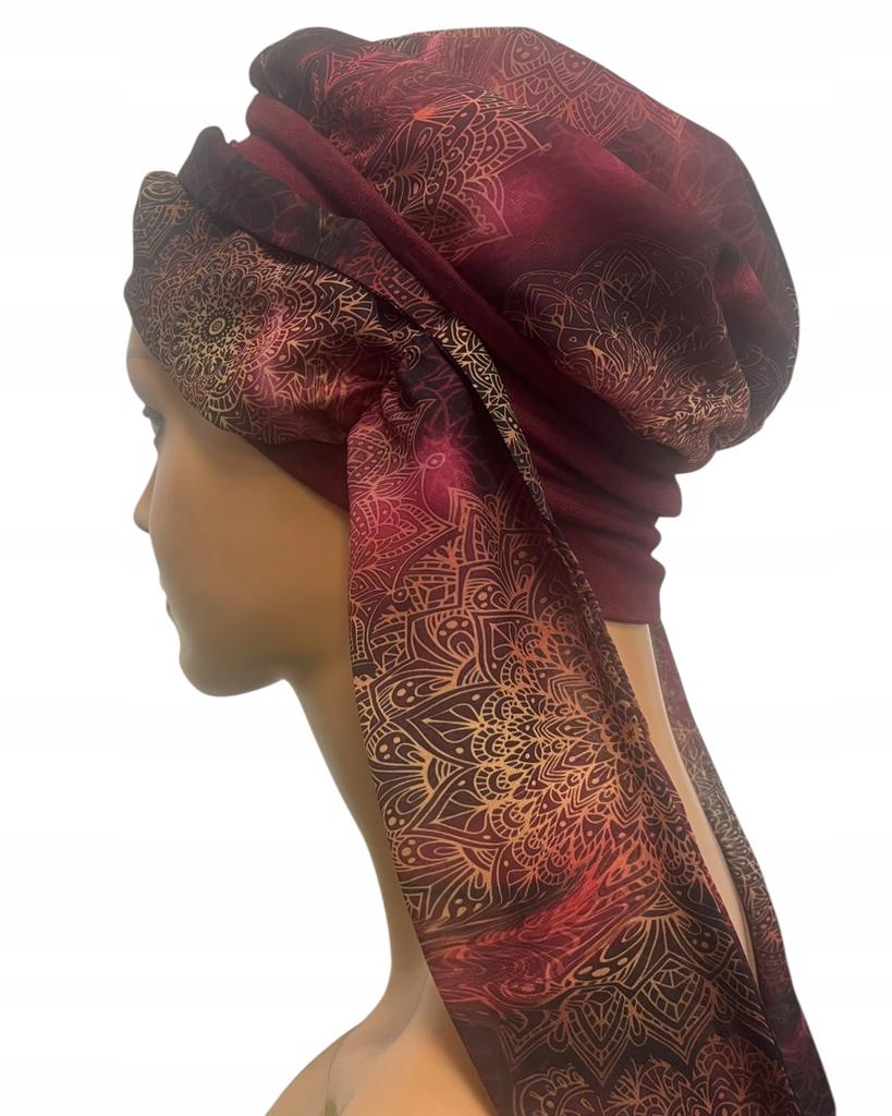 Elegant Women' Turban Daria Bordo 533 Lightweight Tied Even After Chemotherapy