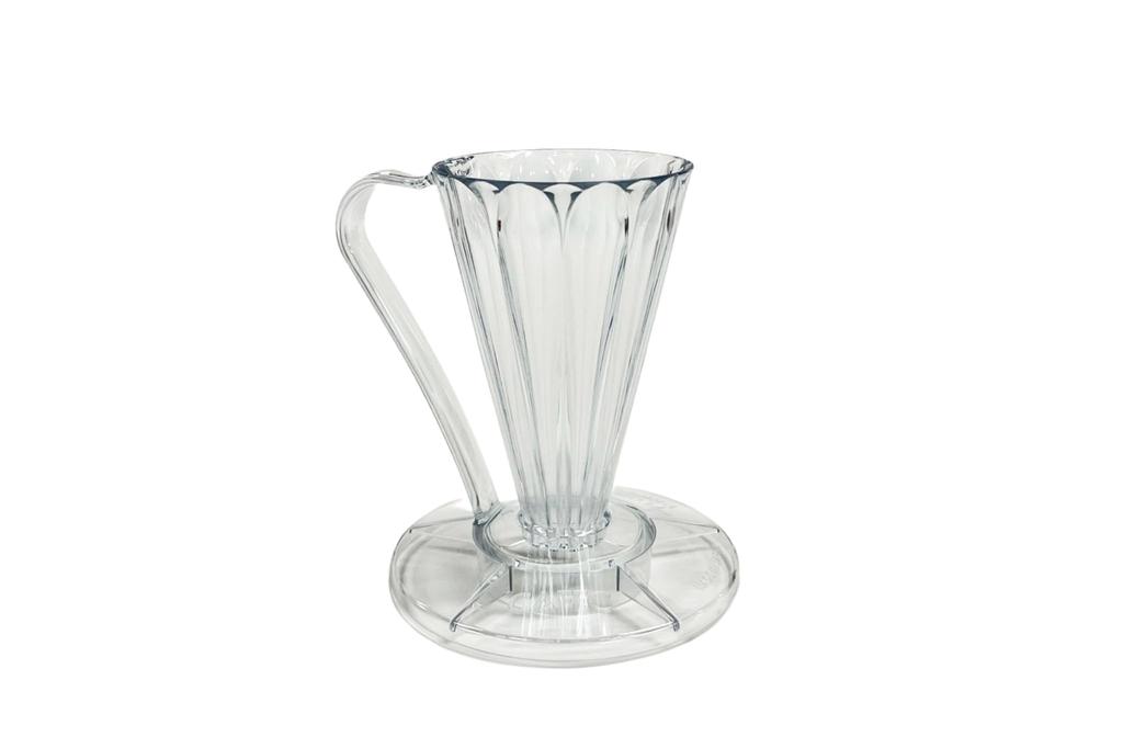 CAFEC Flower Dripper DEEP27 (FDD-27, 1 Cup, Clear)