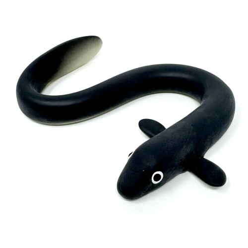 Stretchable Squishy Eel Figure, Fish Toy, Approximately 34cm