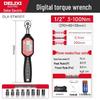 Delixi High-Precision Adjustable Digital Torque Wrench Socket