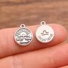 10 or 12pcs 12X15mm DIY retro alloy jewelry accessories 12 constellation pendant