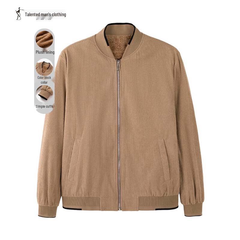 TRIES Men's Winter Light Business Baseball Collar Jacket 22226M0520