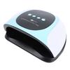 256W Nail Dryer 3 Timer Setting Quick Drying Dual Light Source Portable Handle LED Nail Lamp with