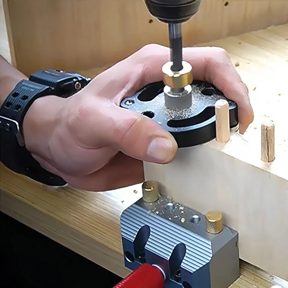 3-10mm Self Centering Drill Guide Locator Woodworking Hole Puncher  Woodworking Tools
