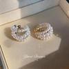 Elegant Pearl Ear Clips for Women - No Piercing Needed, Fashionable and Versatile