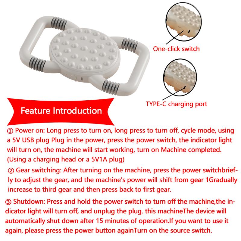 2026 New Vibration Massager Fat Burning Exercise Waist Belly Relaxation Muscle Stimulator Full Body Slimming Home Use Tool