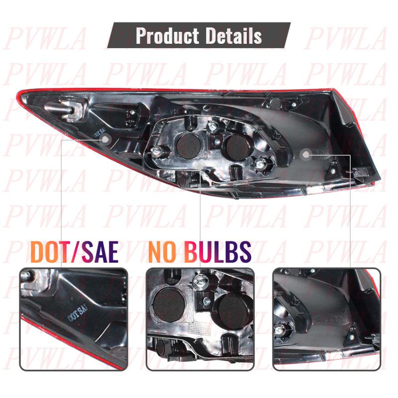 For Mazda 3 Sedan 2014 2015 2016 2017 2018 Car accessories Right Outer Side Tail Light Rear Brake Lamp Without Bulbs