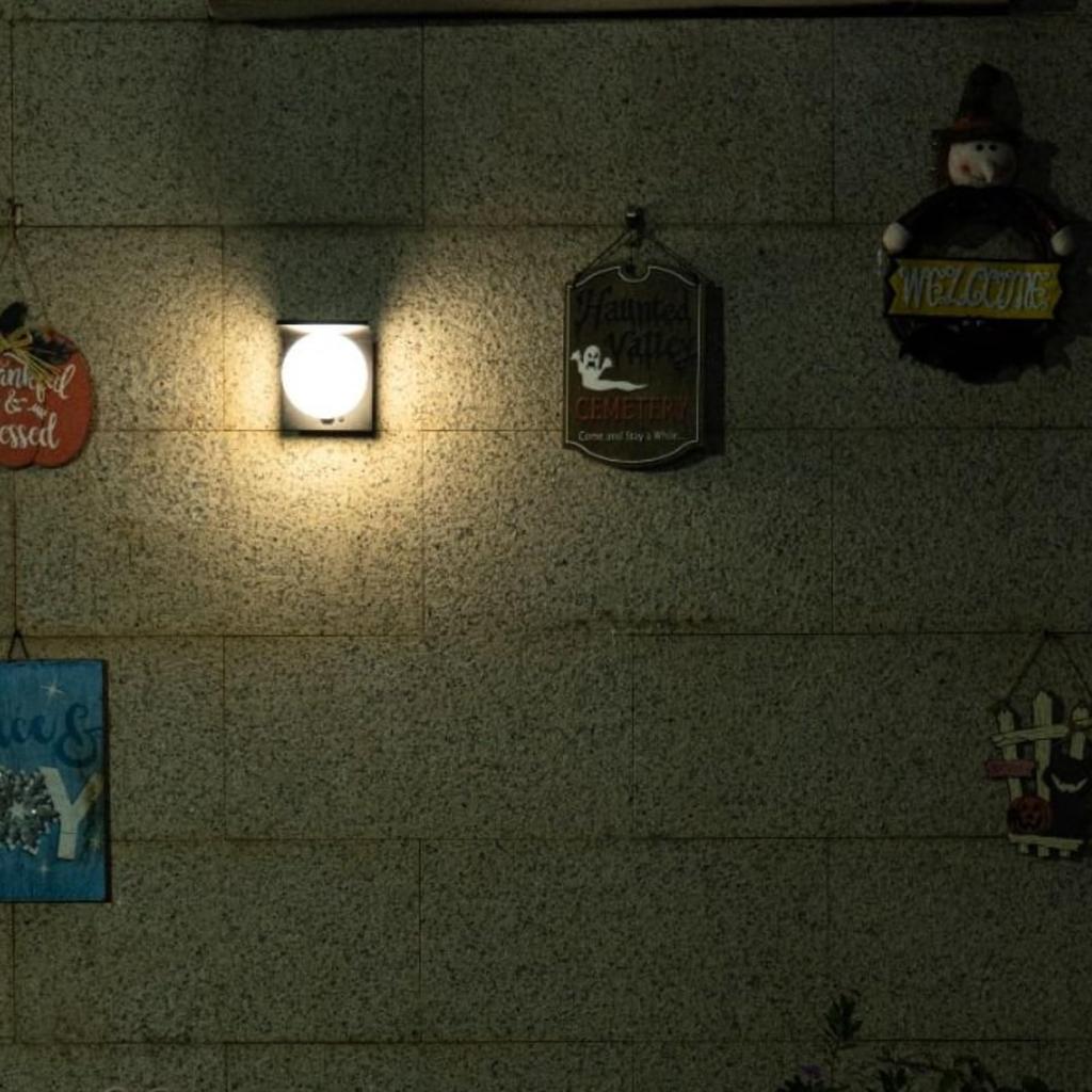 Solar Motion Daylight 4 Lighting Automatic Security Night Entrance Garden Wall Parking Cute Light, Entrance, Sensor, Outdoor, Waterproof, 1000lm,