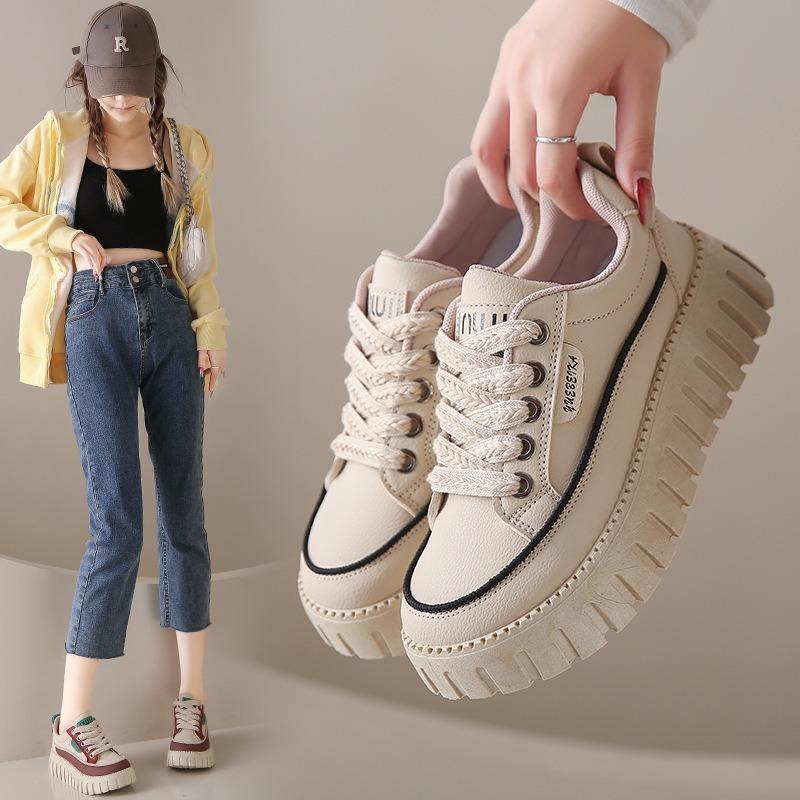 

Breathable Dad Shoes Casual Shoes Women s Thick-soled Running Shoes 35 хаки