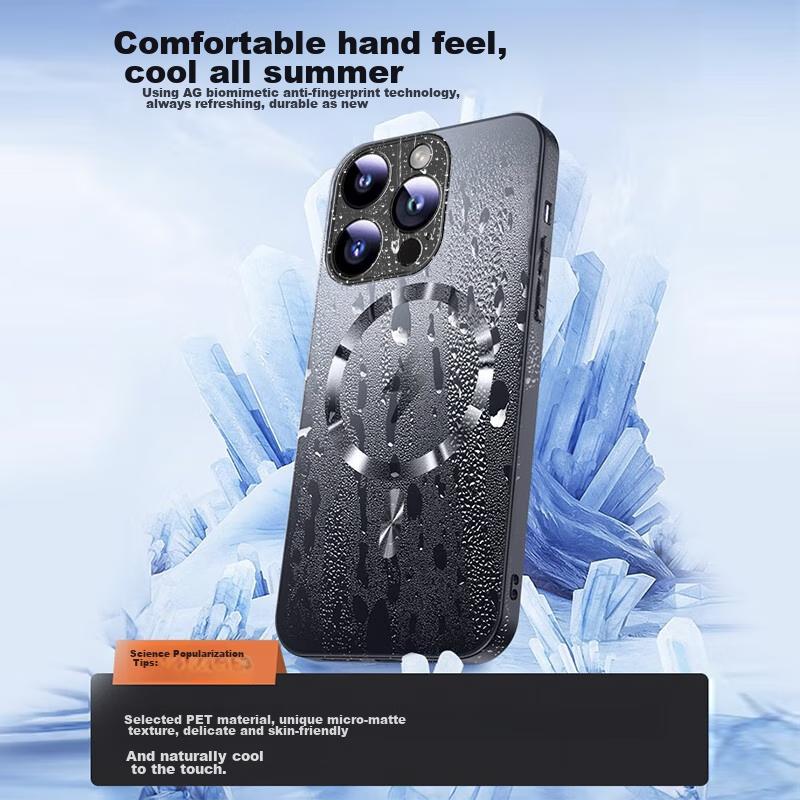 IPhone 14 Plus Case, IPhone 14 Plus Protective Cover, Magsafe Magnetic Shockproof Silicone Lens Full Protection Ultra-Thin Frosted Style, Black