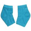 ZenToes Fuzzy Gel Heel Socks, Fuzzy Blue, 1 Pair
