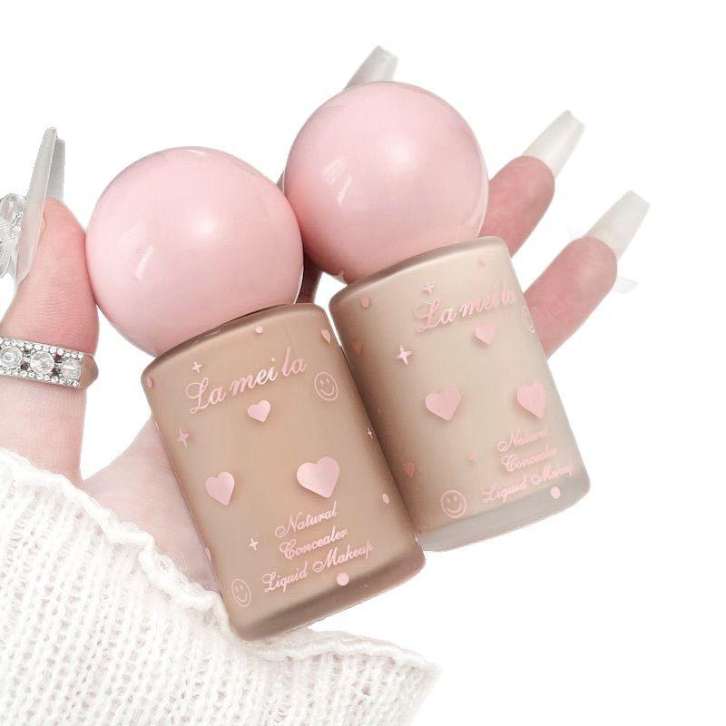 LAMEILA Natural Clear Concealing Moisturizing Foundation Liquid Creamy Powder Hot Item