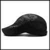 CA770 [White Fang] Hat, Dragon, Cool, Dragon, Brim, Cap, Casual, Stylish, Cool, Men's (Black)