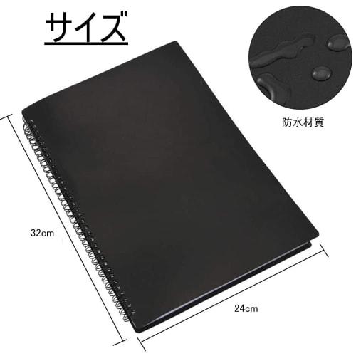 A4 Size/320*240mm Sheet Music File, 20 Pockets, 40 Pages, Ring-type Design, Direct Writing Design