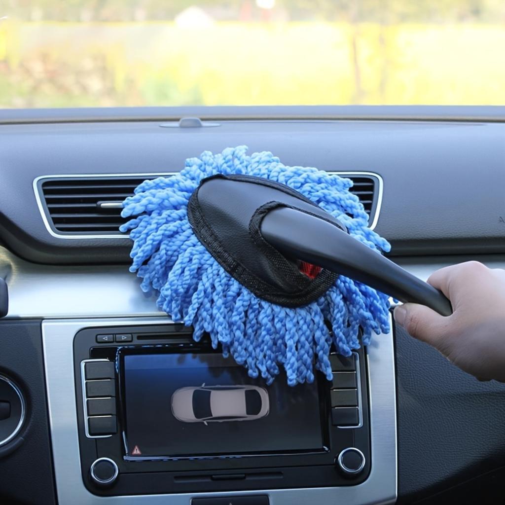 5/3/1 PCS Car Dust Remover Small Duster Wiping Car Soft Brush Cleaning Brush Mini Bristle Brush Dust Removal Brush Nanofiber Car Interior