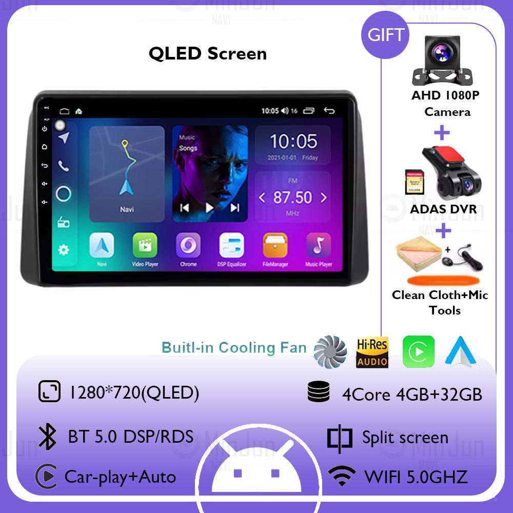 For Chrysler 2011 - 2015 Grand Voyager 5 Car Radio Android 14 Multimedia  Wireless Carplay Auto Stereo QLED Touch Screen