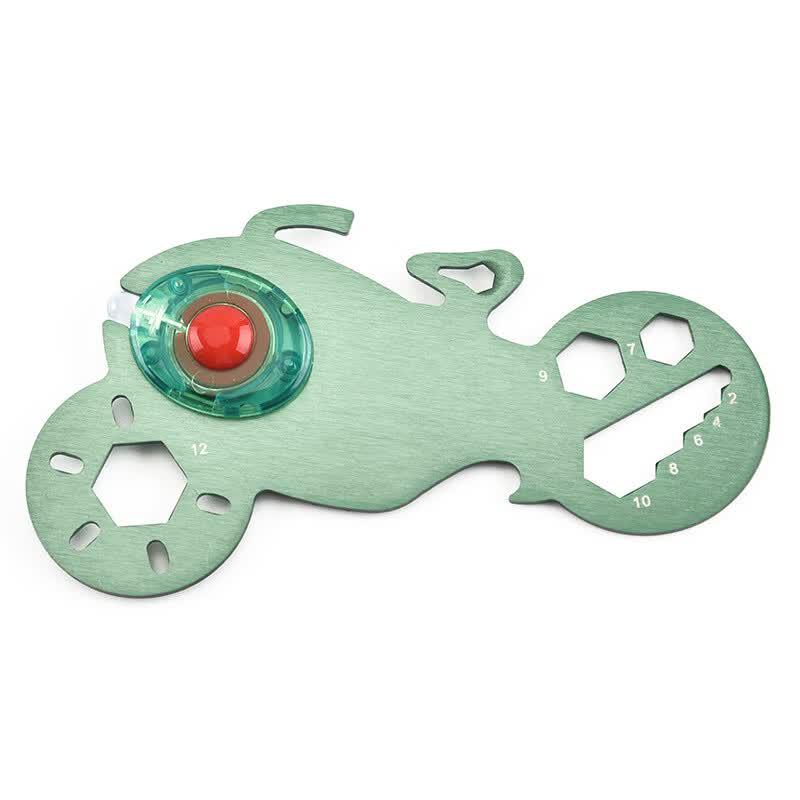 Ally Portable Motorcycle Multi-tool Card with Light