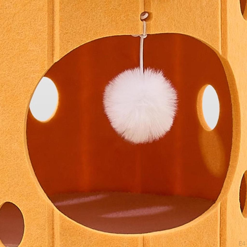 Cat Climbing House Kitten Bed Indoor Playhouse Pet Accessory Play Scratching for Large Adult Cats