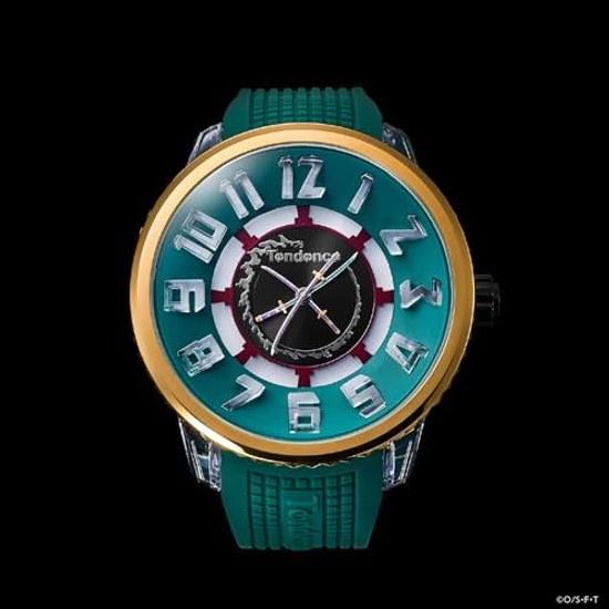 TENDENCE ONE PIECE collaboration watch Zoro model quartz 10 ATM water resistant mineral glass green dial TY532022 unisex authentic product