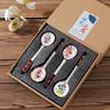 Trendy Ceramic Long Handle Spoon - Perfect for Soup, Coffee & Kids