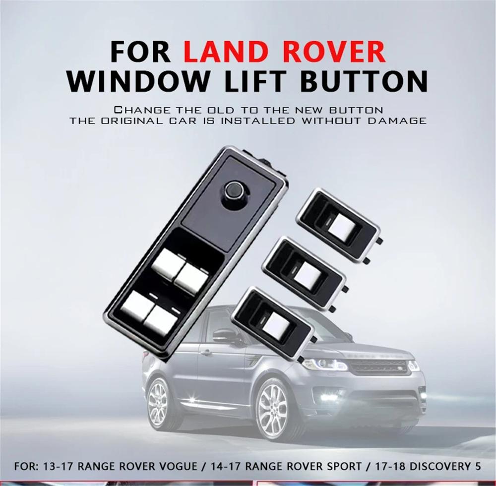 4Pcs Window Digital Switch Retrofit Kit For Land Rover Discovery 5 L462 2015-19