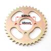 ATV 420/428 Chain 37 Tooth Rear Sprocket 48mm 68mm Bolt Spacing For 50cc 110cc 125cc Chinese Quads 4 Wheeler Trike Motorcycle