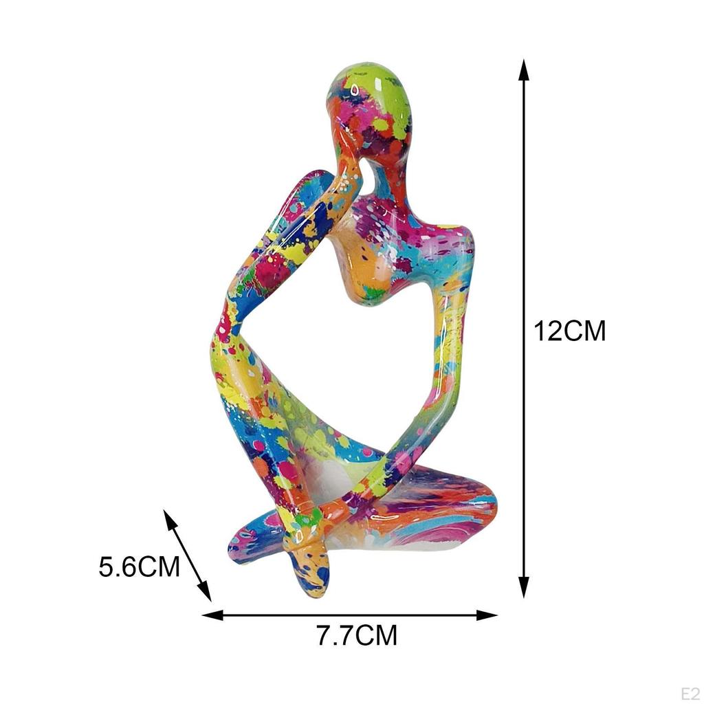 Abstract Thinker Figurine for Home Display And Decor