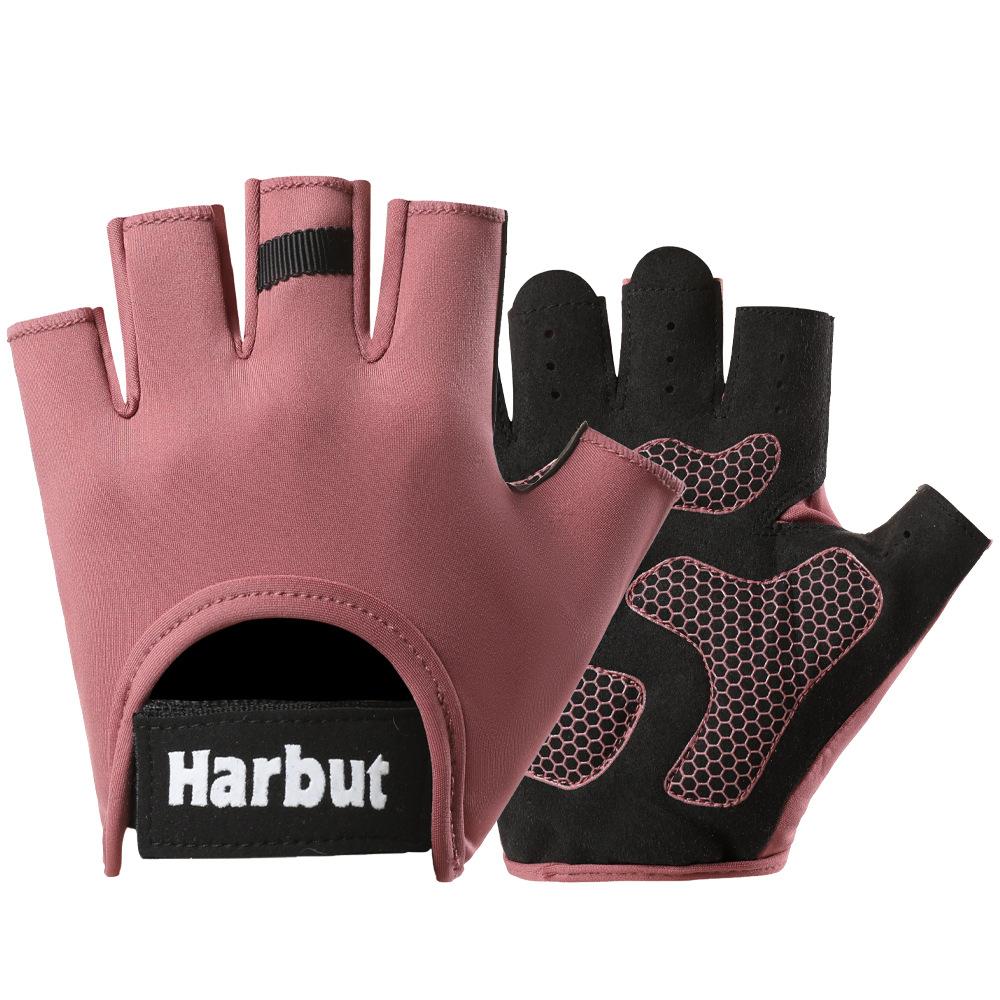 Fitness Gloves for Men and Women Outdoor Sports Anti Slip Palm Pad Thickened Breathable Wear Resistant Anti Cocoon Riding Half Finger Gloves