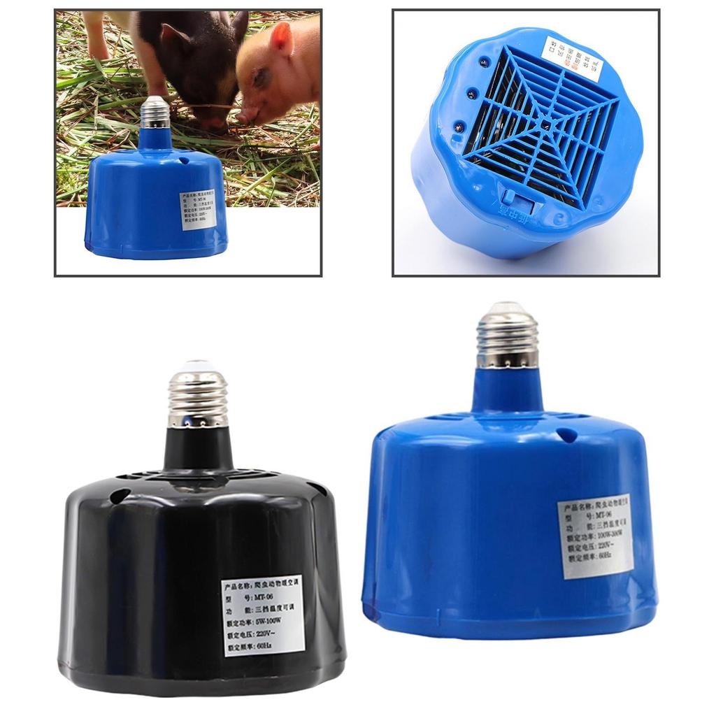 Livestock Warming Halogen Light Adjustable Heating Lamp for Chicks Bird Cage Poultry Reptile Pets Brooder